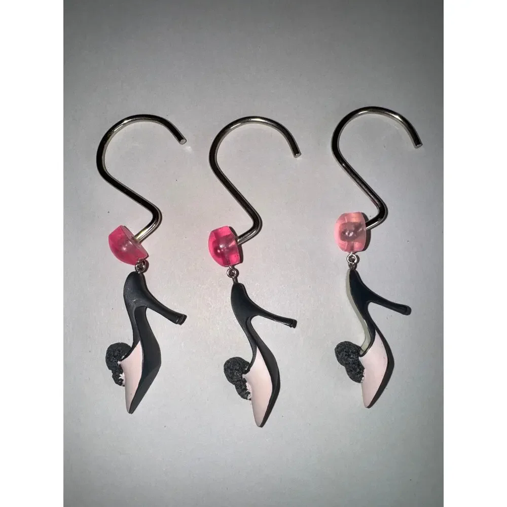 Vintage Girly Shower Curtain Hooks